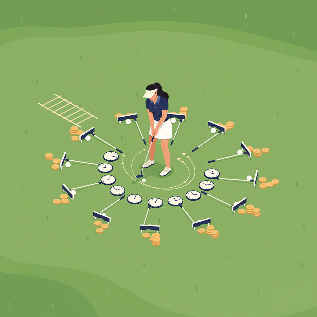 Coin Circle Shorties court diagram