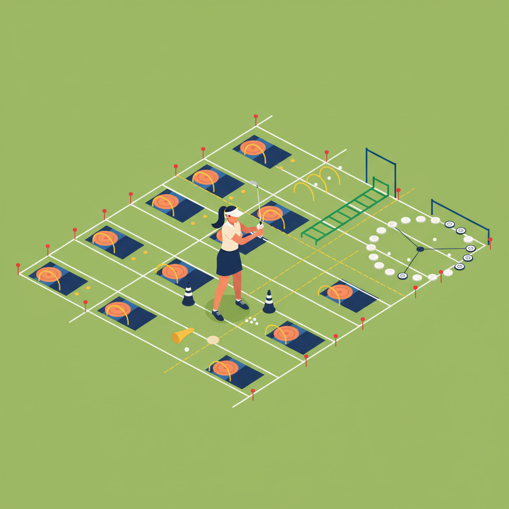 Nine-Ball Driver Grid court diagram