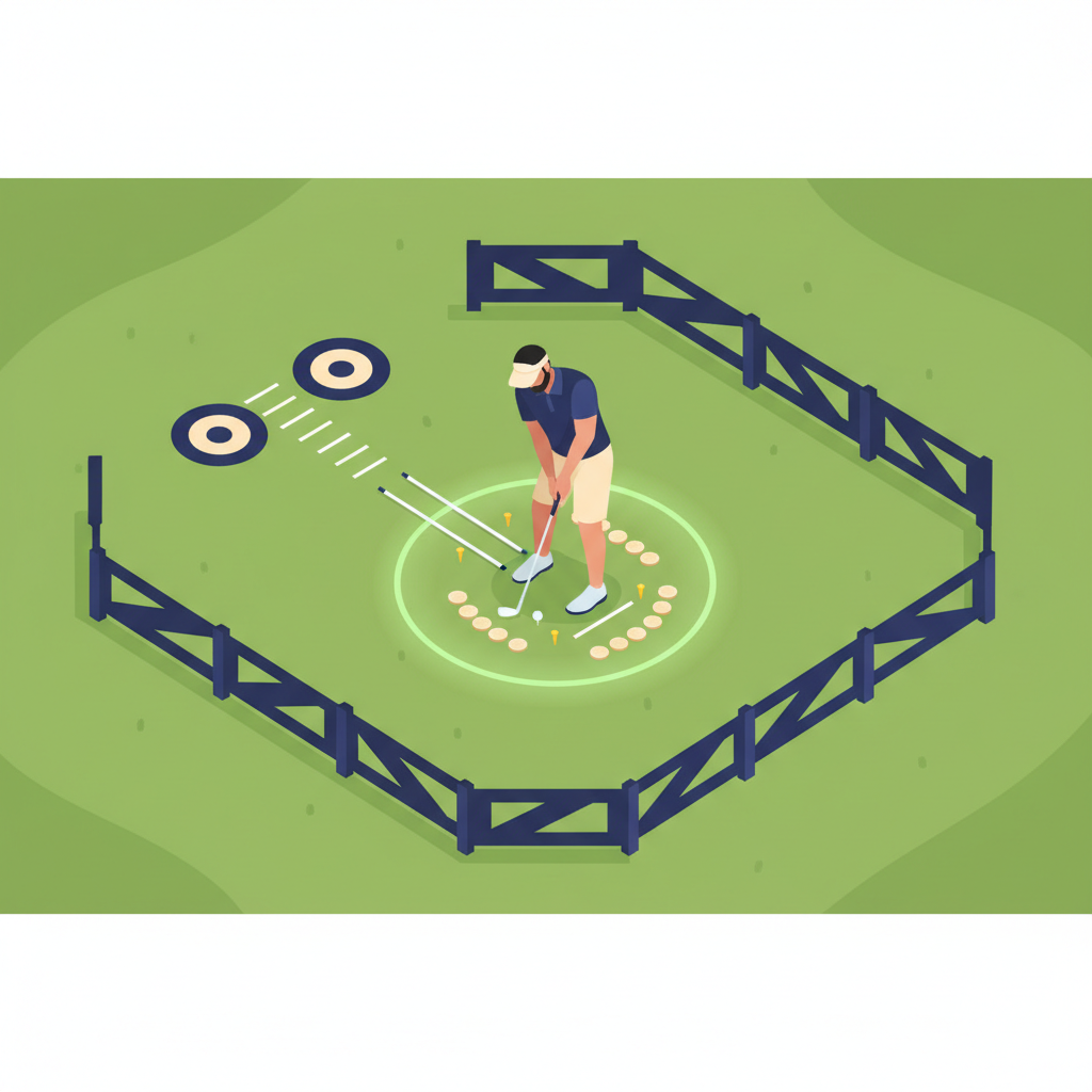 Pre-Shot Bubble Focus court diagram