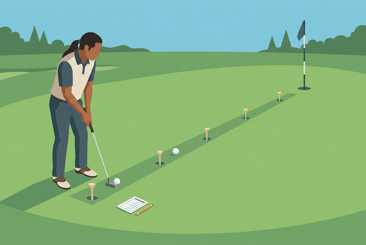 Pressure Ladder Putt-Off court diagram